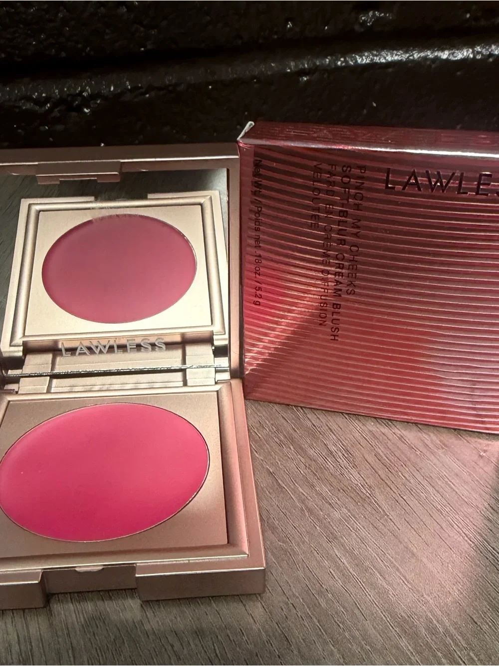 LAWLESS Cream Blush - Bright Rose Pink